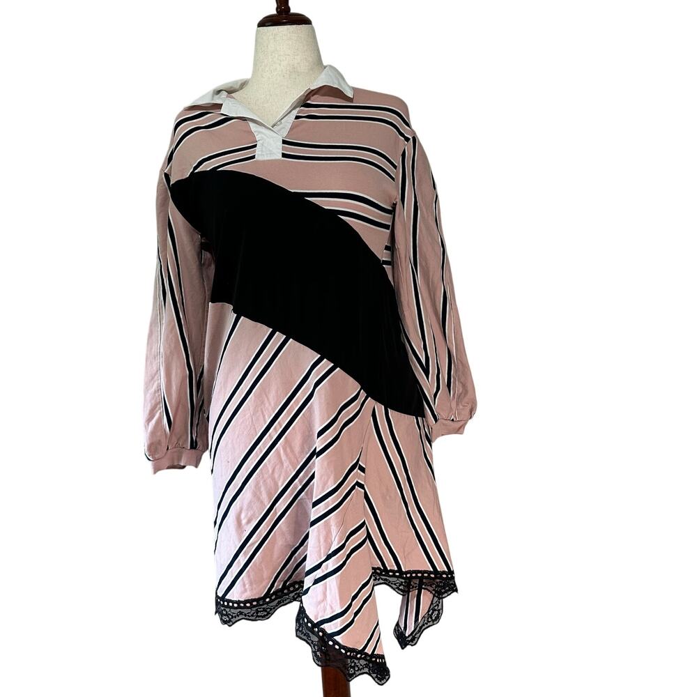KOCHÉ X RTR Women's Long Sleeve Polo Dress Size 34